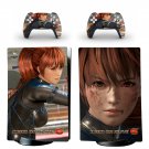 Dead or Alive 6 decal skin for PS5 digital Console with 2 Controllers