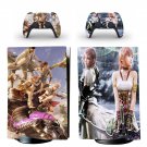 Final Fantasy decal skin for PS5 digital Console with 2 Controllers