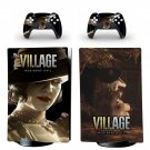 Resident Evil Village decal skin for PS5 digital Console with 2 Controllers