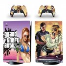 Grand Theft Auto 5 decal skin for PS5 digital Console with 2 Controllers