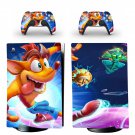 Crash Bandicoot decal skin for PS5 digital Console with 2 Controllers