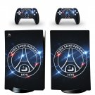 Paris Saint Germain FC decal skin for PS5 digital Console with 2 Controllers