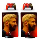 Messi decal skin for PS5 digital Console with 2 Controllers