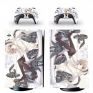 Anime decal skin for PS5 digital Console with 2 Controllers