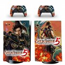 Warring States Warriors 5 decal skin for PS5 digital Console with 2 Controllers