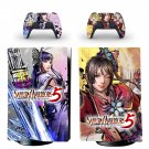 Warring States Warriors 5 decal skin for PS5 digital Console with 2 Controllers