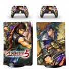Warring States Warriors 5 decal skin for PS5 digital Console with 2 Controllers