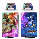 Ratchet and Clank decal skin for PS5 digital Console with 2 Controllers