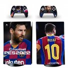 PES 2022 decal skin for PS5 digital Console with 2 Controllers