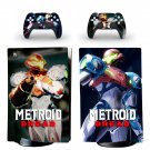 Metroid Dread decal skin for PS5 digital Console with 2 Controllers