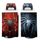 Spider Man decal skin for PS5 digital Console with 2 Controllers