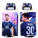 Messi decal skin for PS5 digital Console with 2 Controllers