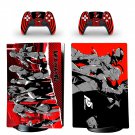 Persona 5 decal skin for PS5 digital Console with 2 Controllers