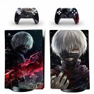 Tokyo Ghoul decal skin for PS5 digital Console with 2 Controllers