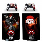 Apex Legends decal skin for PS5 digital Console with 2 Controllers