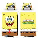 Nickelodeon All Star Brawl decal skin for PS5 digital Console with 2 Controllers