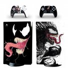 Venom decal skin for PS5 digital Console with 2 Controllers