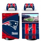 New England Patriots decal skin for PS5 digital Console with 2 Controllers