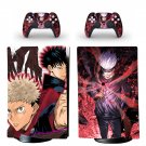 Jujutsu Kaisen decal skin for PS5 digital Console with 2 Controllers