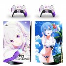 Date A Live decal skin for PS5 digital Console with 2 Controllers