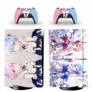 Date A Live decal skin for PS5 digital Console with 2 Controllers