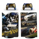 GT racing decal skin for PS5 digital Console with 2 Controllers