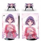 Anime decal skin for PS5 digital Console with 2 Controllers