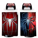 Spider Man decal skin for PS5 digital Console with 2 Controllers