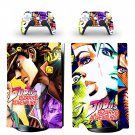 JoJo's Bizarre Adventure decal skin for PS5 digital Console with 2 Controllers