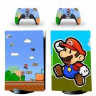 Super Mario decal skin for PS5 digital Console with 2 Controllers