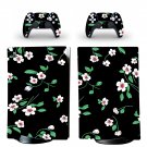 Flower Texture decal skin for PS5 digital Console with 2 Controllers