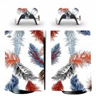 Feather Texture decal skin for PS5 digital Console with 2 Controllers