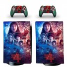 Stranger Things decal skin for PS5 digital Console with 2 Controllers