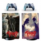 Legend of Jianfeng decal skin for PS5 digital Console with 2 Controllers