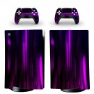 Digital Texture decal skin for PS5 digital Console with 2 Controllers