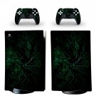 Digital Texture decal skin for PS5 digital Console with 2 Controllers