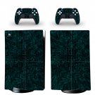 Digital Texture decal skin for PS5 digital Console with 2 Controllers