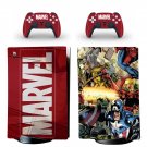 Avengers decal skin for PS5 digital Console with 2 Controllers