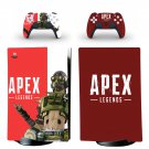 Apex Legends decal skin for PS5 digital Console with 2 Controllers