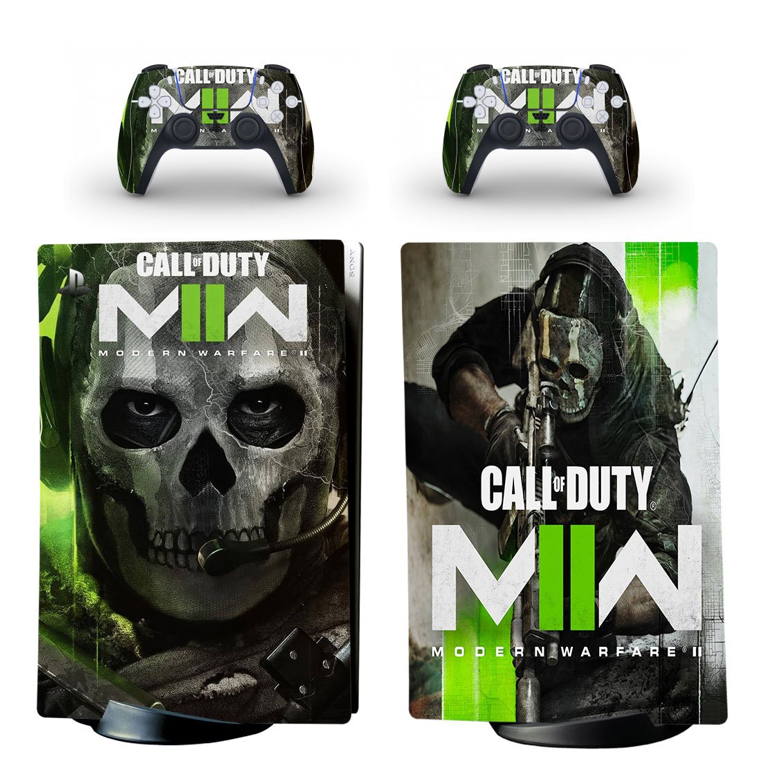 COD Modern Warfare 2 decal skin for PS5 digital Console with 2 Controllers