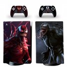 Venom decal skin for PS5 digital Console with 2 Controllers