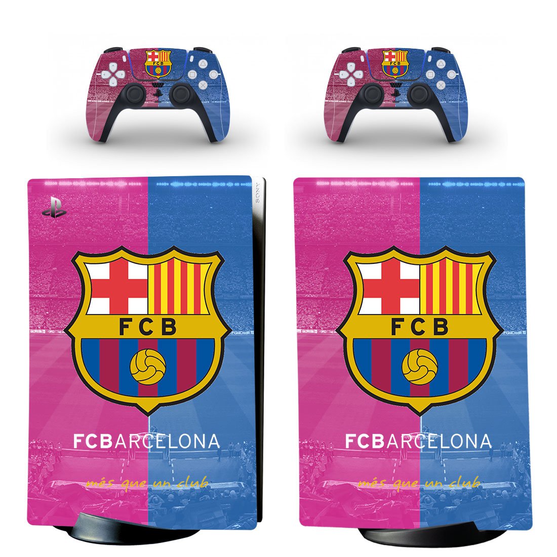 Decalcomania FC Barcelona WinCraft - Adesivo Perfetto Taglio 20,3x20,3 Cm - Licenza Ufficiale