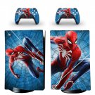 Spider Man decal skin for PS5 digital Console with 2 Controllers