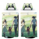 Suzume decal skin for PS5 digital Console with 2 Controllers