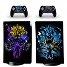 Dragon Ball decal skin for PS5 digital Console with 2 Controllers