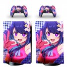 Oshi no Ko decal skin for PS5 digital Console with 2 Controllers