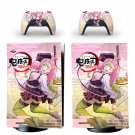 Demon Slayer decal skin for PS5 digital Console with 2 Controllers