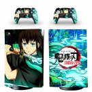 Demon Slayer decal skin for PS5 digital Console with 2 Controllers