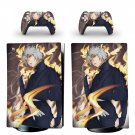 Anime decal skin for PS5 digital Console with 2 Controllers