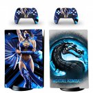 Mortal Kombat decal skin for PS5 digital Console with 2 Controllers
